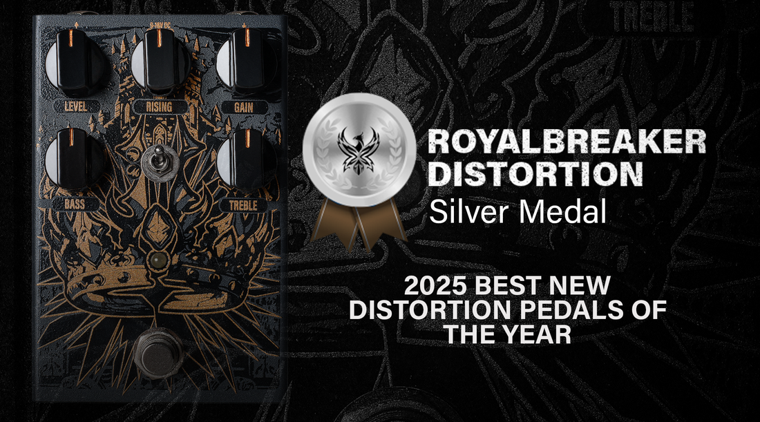 Royalbreaker Distortion Wins Silver at Guitar Pedal X’s 2025 Best New Distortion Pedals